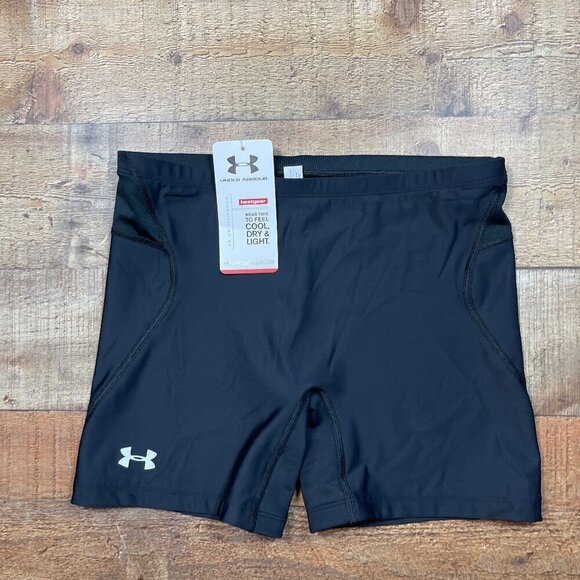 Under Armour NWT Black Performance Compression Shorts size Medium - Picture 1 of 5